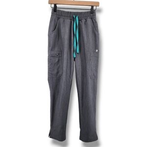 Figs‎ Yola Skinny Scrub Pants Graphite Grey XXS Petite